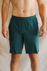 The Green Way | Green Deck Stripe Ball Hammock® 9 Inch Athletic Shorts from Shinesty