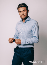 Greenwich Blue Check Shirt from Atica Man