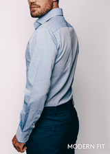 Greenwich Blue Check Shirt from Atica Man