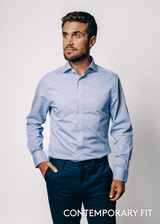Greenwich Blue Check Shirt from Atica Man