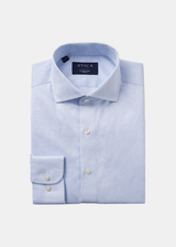 Greenwich Light Blue Grid Shirt from Atica Man
