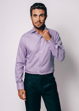 Greenwich Purple Check Shirt from Atica Man