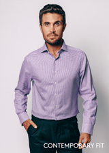 Greenwich Purple Check Shirt from Atica Man