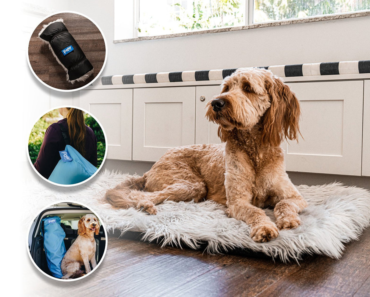 PupRug by Paw.com™ Portable Orthopedic Dog Bed - Grey from Paw.com