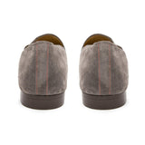 Men's Grigio Suede Milano Loafer From Del Toro Shoes