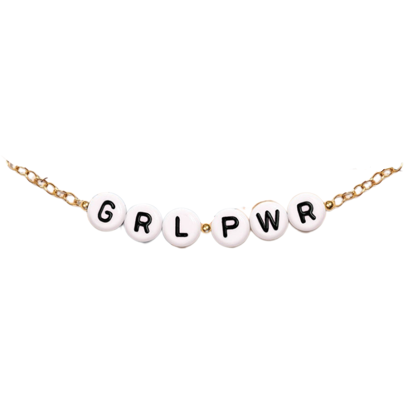 GRL PWR necklace From Ryan Porter