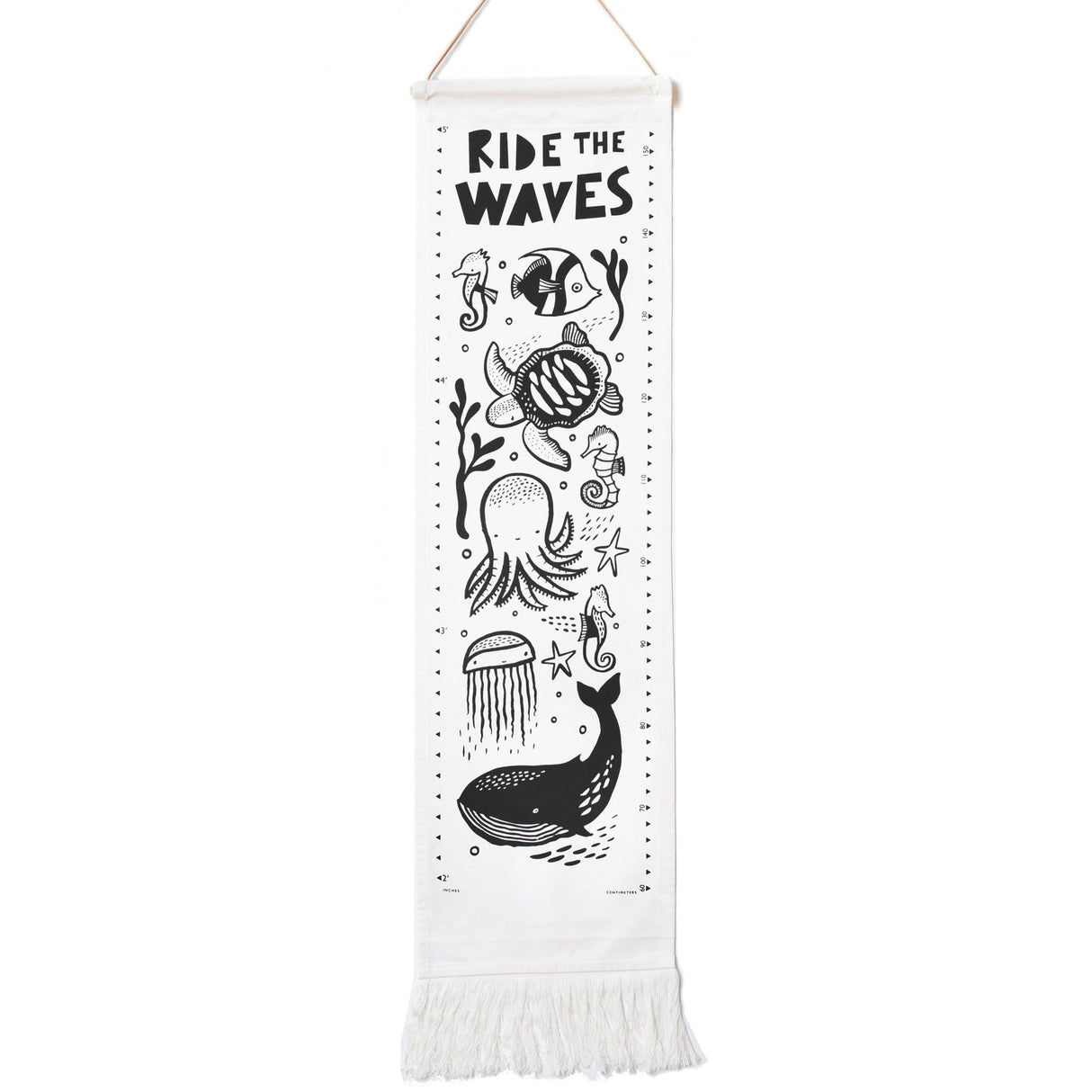 Canvas Growth Chart - Ocean From Wee Gallery