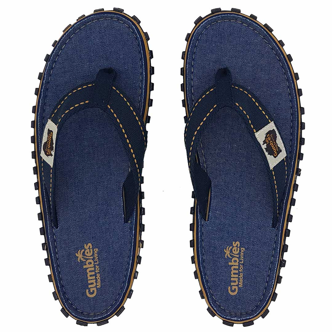 Islander Flip-Flops - Women's - Denim from Gumbies USA