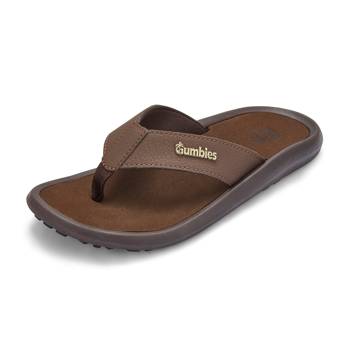 Noosa Flip-Flops - Men's - Brown From Gumbies USA