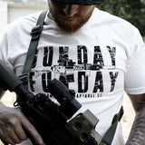 Gunday Funday Men's T-Shirt From Combat Iron Apparel