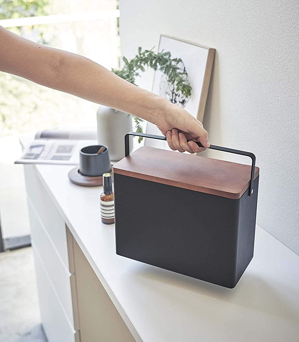 Odds-and-Ends Organizer - Steel + Wood from Yamazaki Home