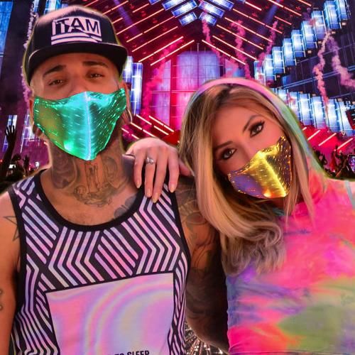Ultra Light Up Face Mask from Ultrapoi