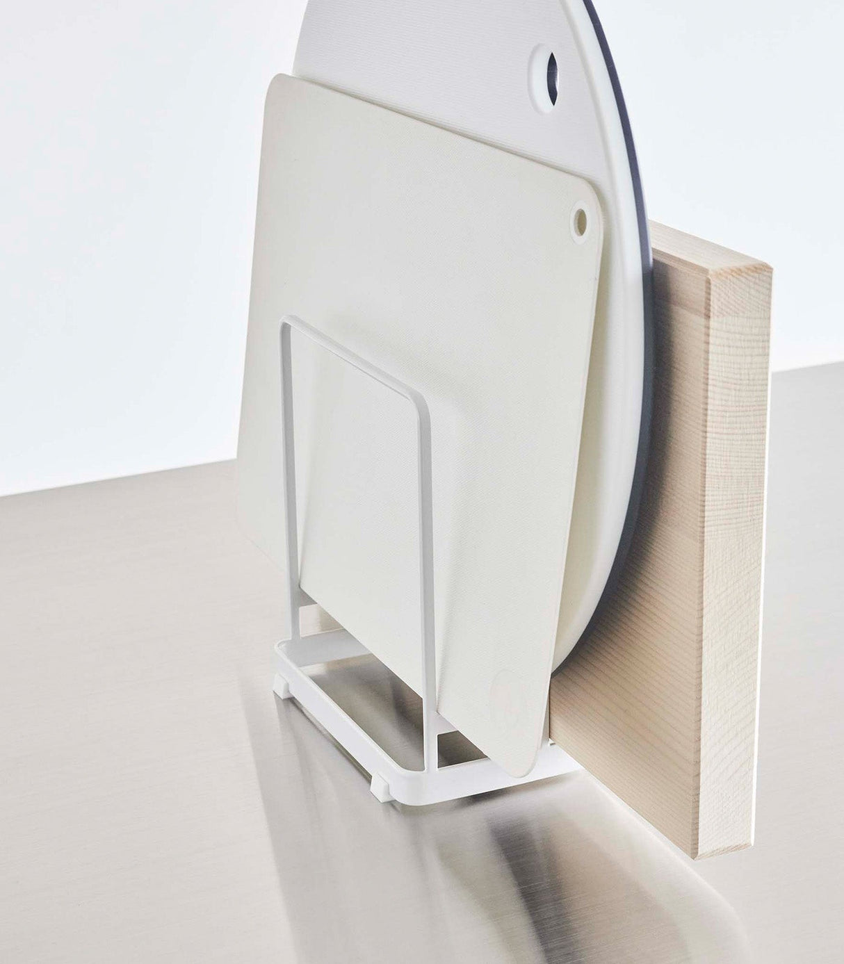 Round Cutting Board Stand - Steel from Yamazaki Home