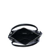 Gwen's Vegan Leather Geometric Panel Satchel from MMS Brands