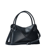 Gwen's Vegan Leather Geometric Panel Satchel from MMS Brands