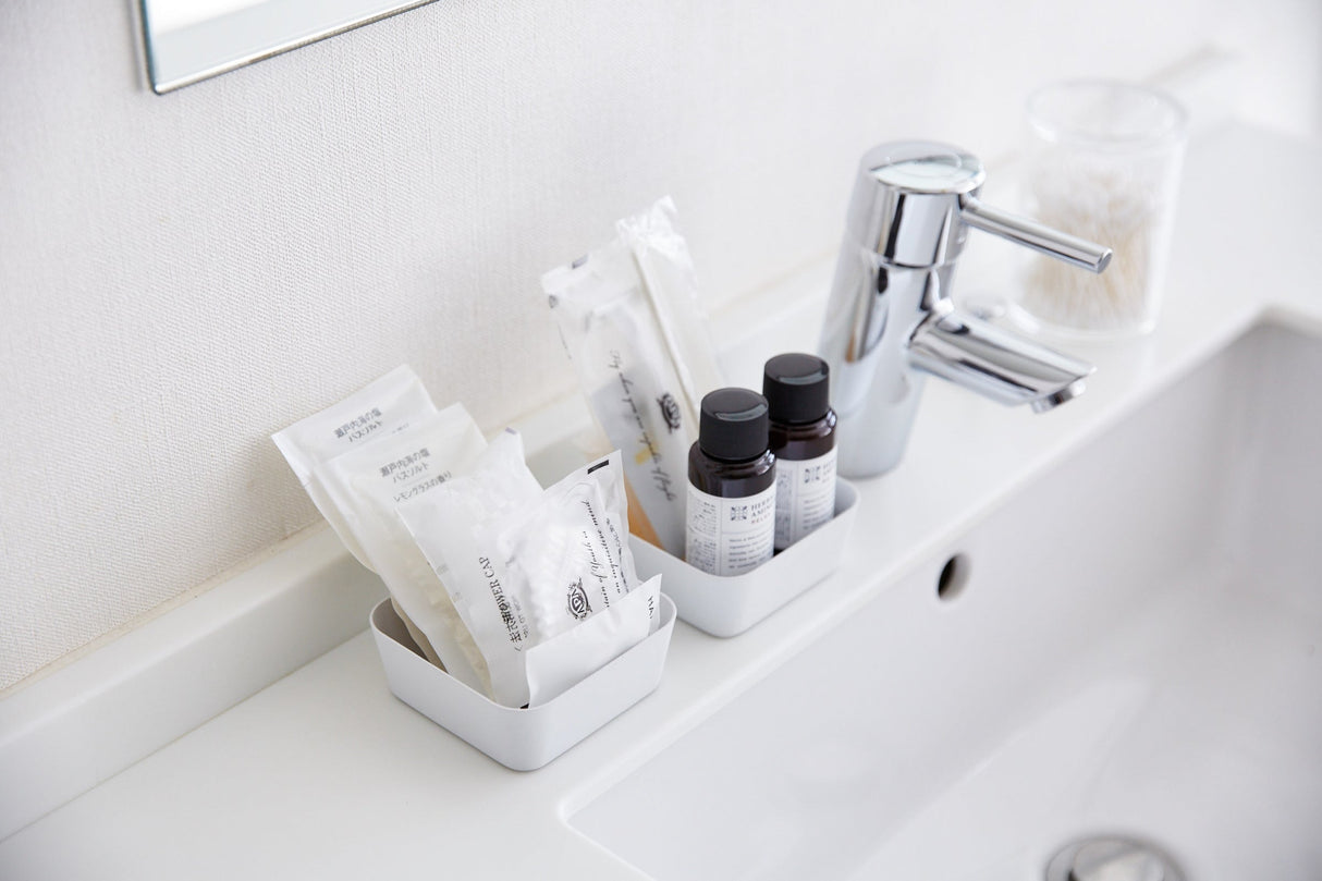 Vanity Tray - Flat - Two Sizes - Steel from Yamazaki Home