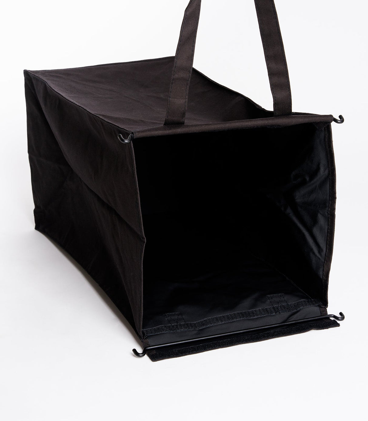 Laundry Hamper with Cotton Liner - Two Sizes - Steel + Cotton from Yamazaki Home