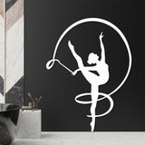 Gymnast Girl Metal Wall Decor from VITAHOME DESIGN LLC