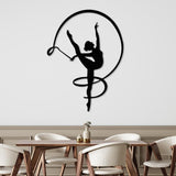 Gymnast Girl Metal Wall Decor from VITAHOME DESIGN LLC
