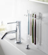 Traceless Adhesive Toothbrush Holder - Steel from Yamazaki Home