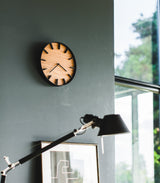 Wall Clock - Steel + Wood from Yamazaki Home