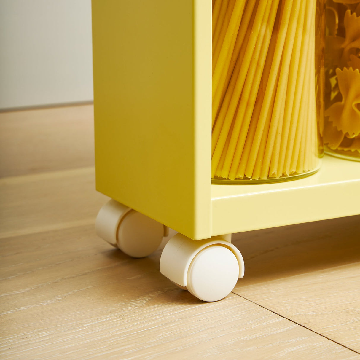 Rolling Storage Cart (27" H)  - Steel - Yellow Pear from Yamazaki Home