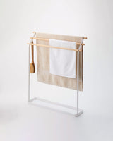 Bath Towel Rack (32" H)  - Steel + Wood from Yamazaki Home