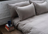 Washed Linen Sheet Set from French Presse Linens