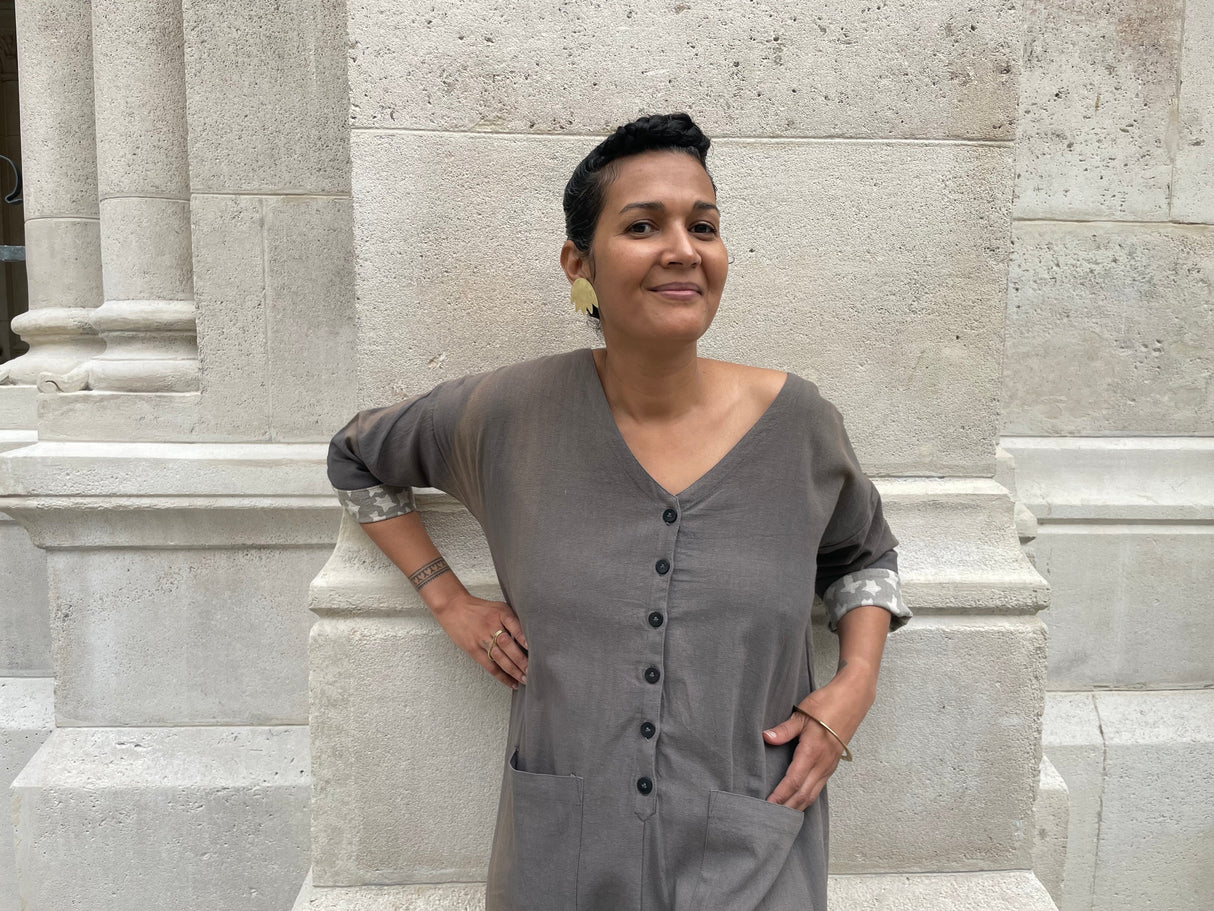Liberté Grey Jumpsuit from Manymoons