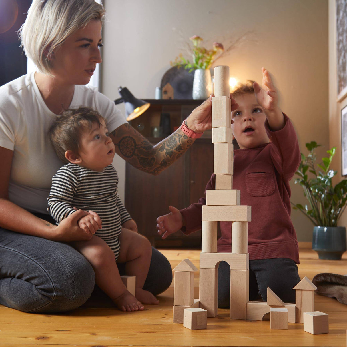 Basic Building Blocks 60 Piece Large Starter Set from HABA USA