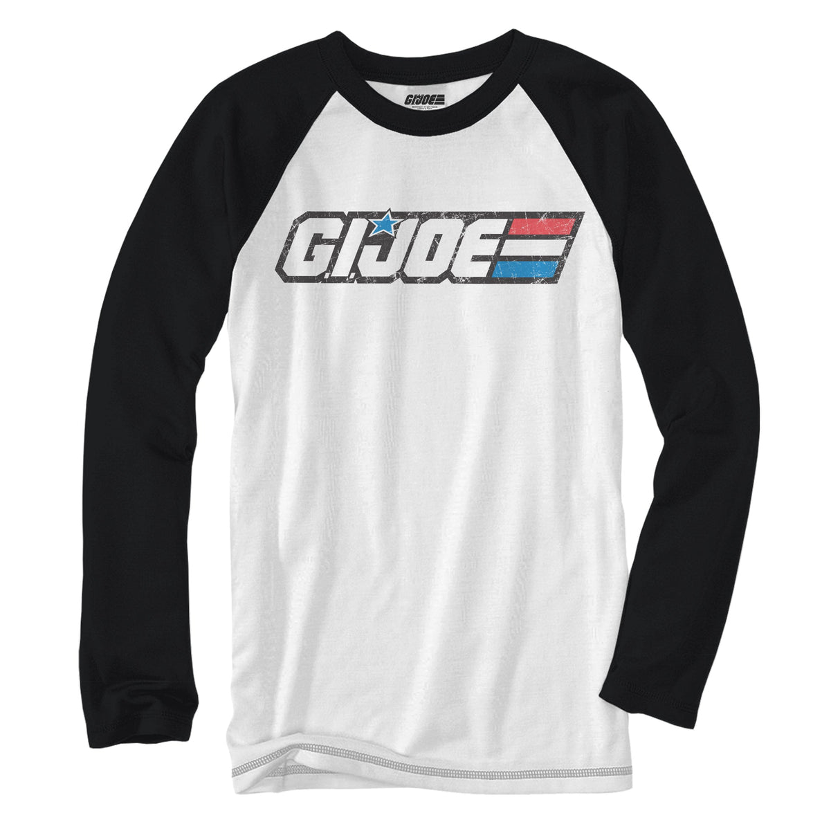G.I.Joe Logo 80's Yo Joe! Baseball Raglan Style Adult T-Shirt From Your Favorite T Shirts