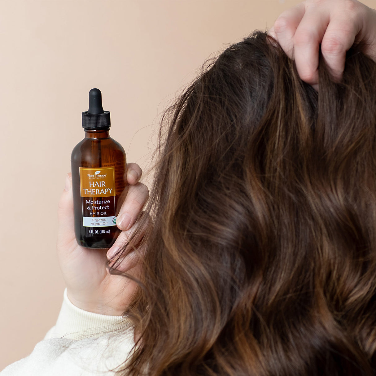 Hair Therapy Moisturize & Protect Hair Oil (Organic Argan Oil) From Plant Therapy