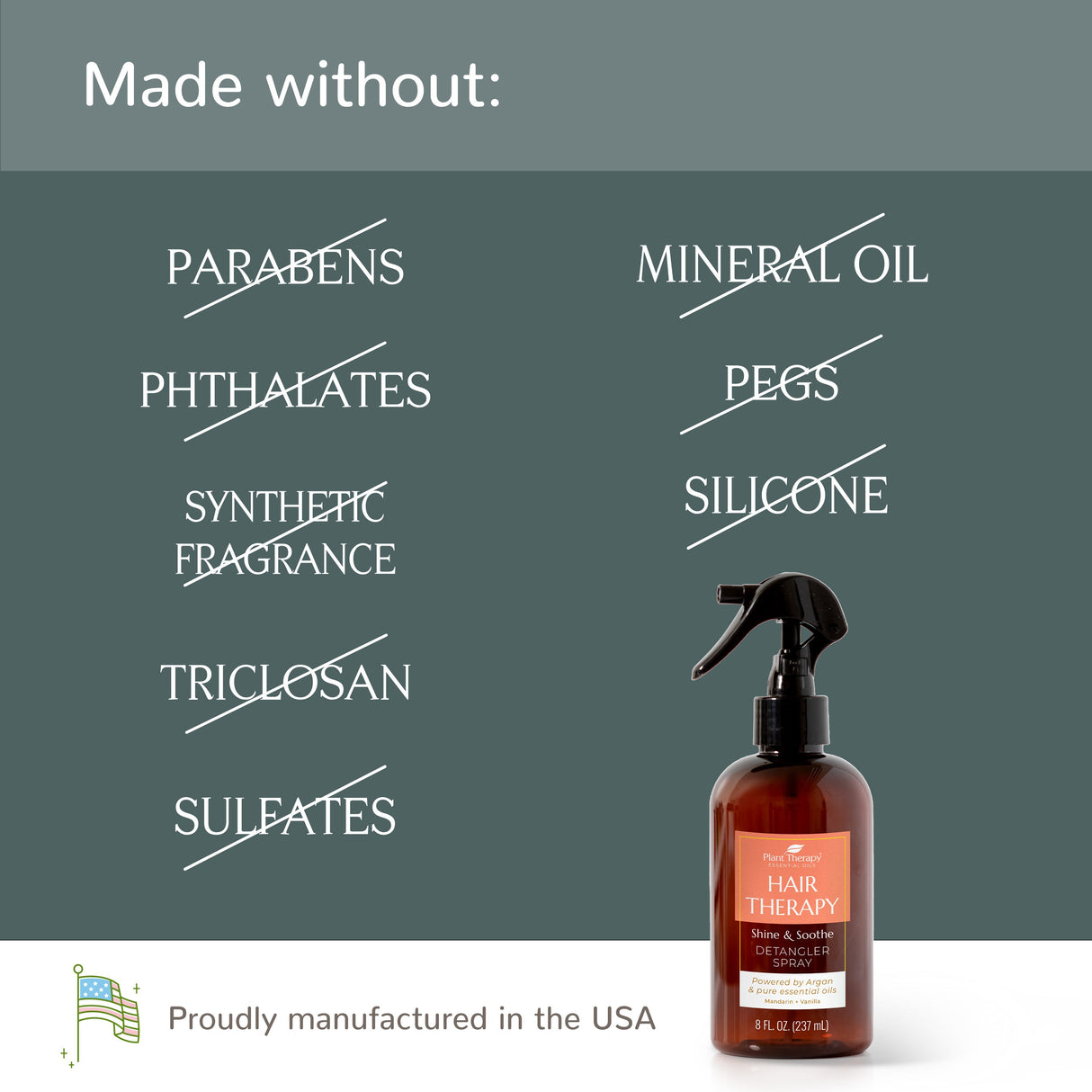 Hair Therapy Shine & Soothe Detangler Spray from Plant Therapy
