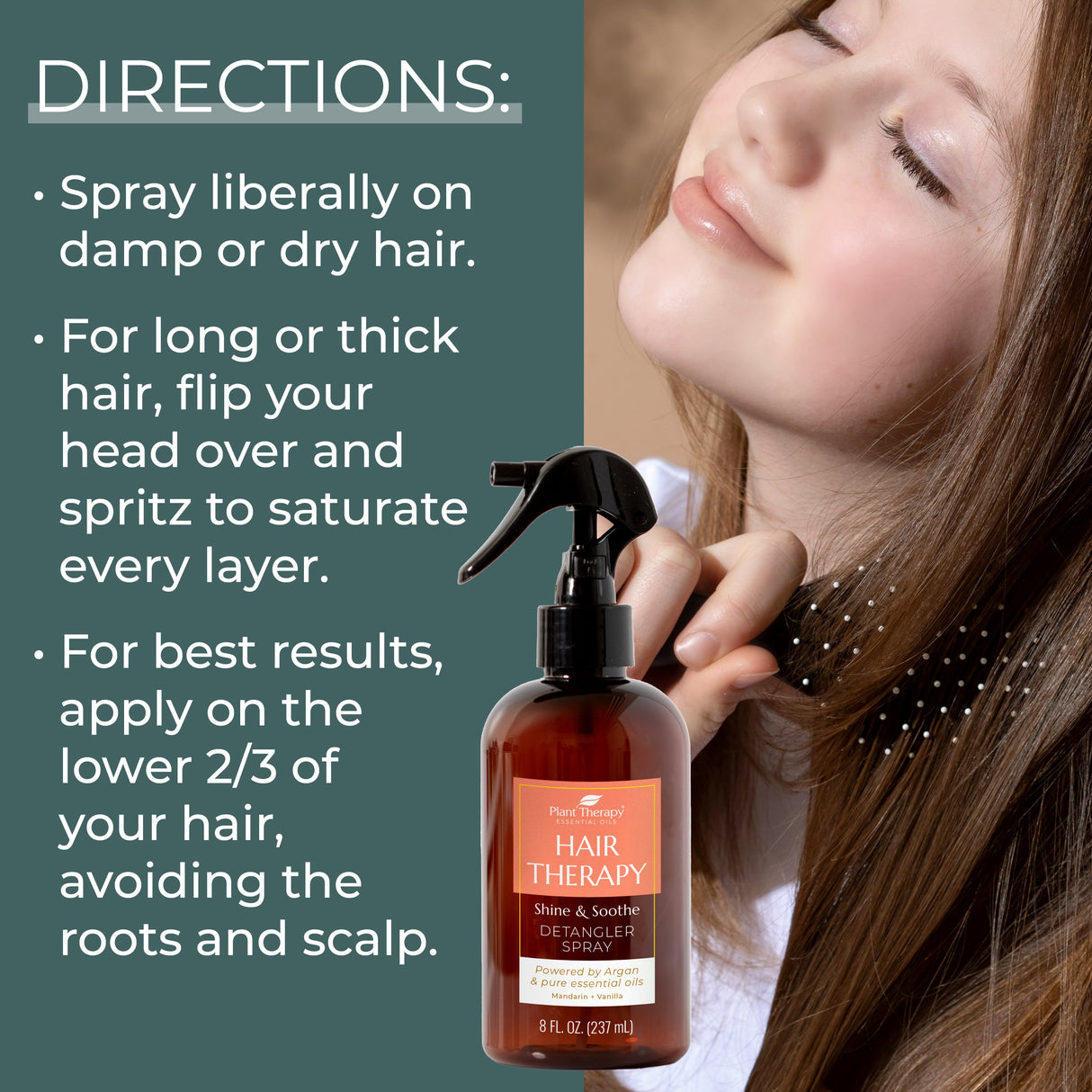 Hair Therapy Shine & Soothe Detangler Spray from Plant Therapy