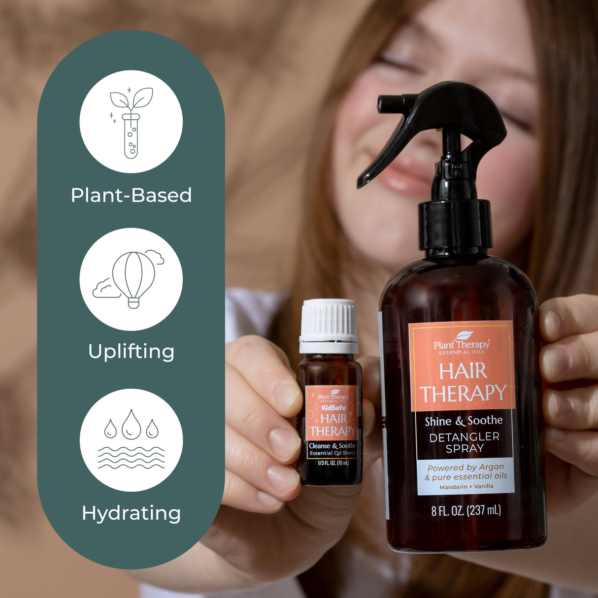 Hair Therapy Shine & Soothe Detangler Spray from Plant Therapy