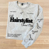 ‘Hairstylist Social Club' Crewneck Sweatshirt from United Monograms