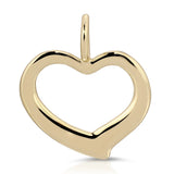 Haley Open Heart Pendant from eklexic
