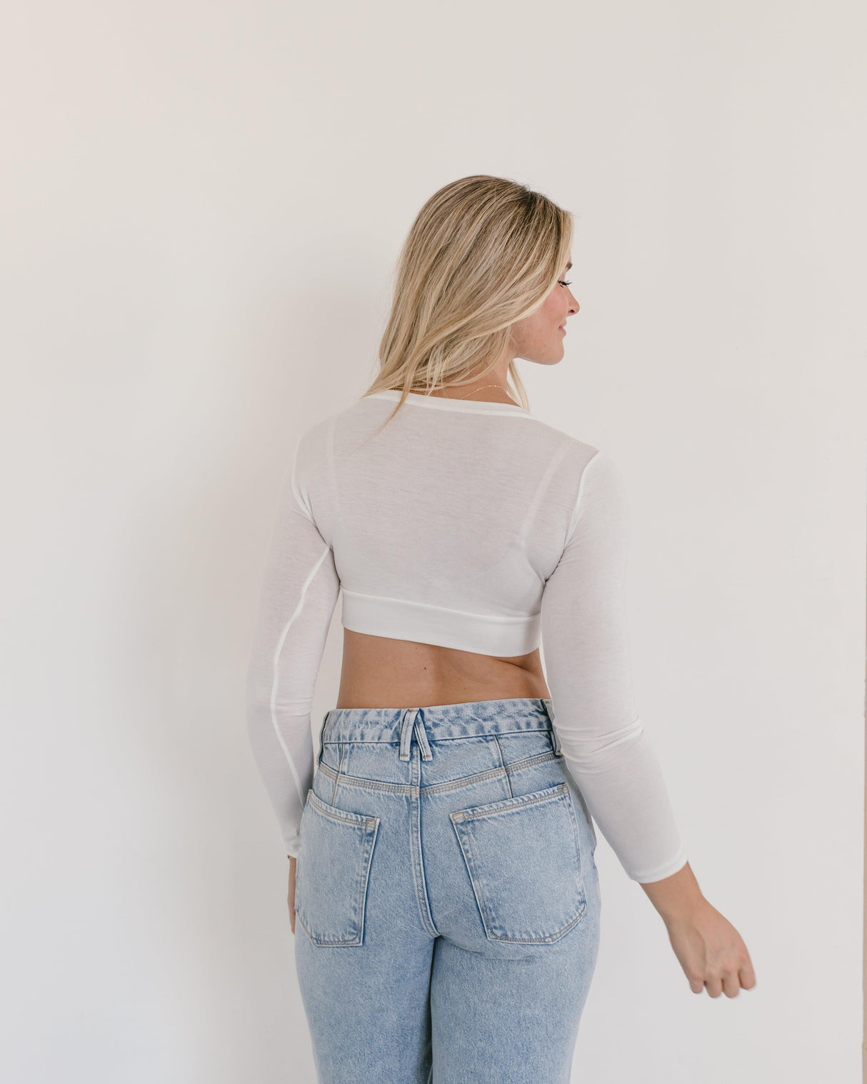 Crew Neck Long Sleeve Halftee from HALFTEE Layering Fashions