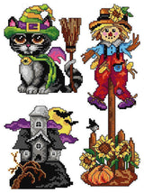 Halloween 111CS Counted Cross-Stitch Kit From Wizardi
