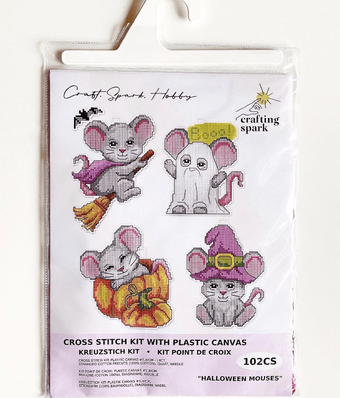 Halloween Mouses 102CS Counted Cross-Stitch Kit From Wizardi