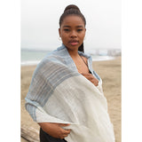 Linen Cotton Blend Wrap Scarf from SLATE + SALT