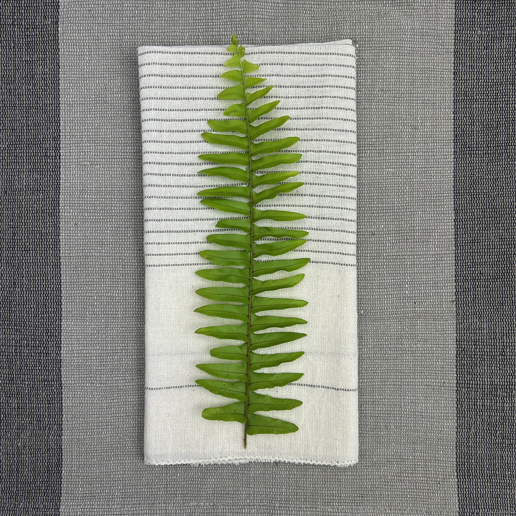 Hamptons Handloom Dinner Napkins from SLATE + SALT