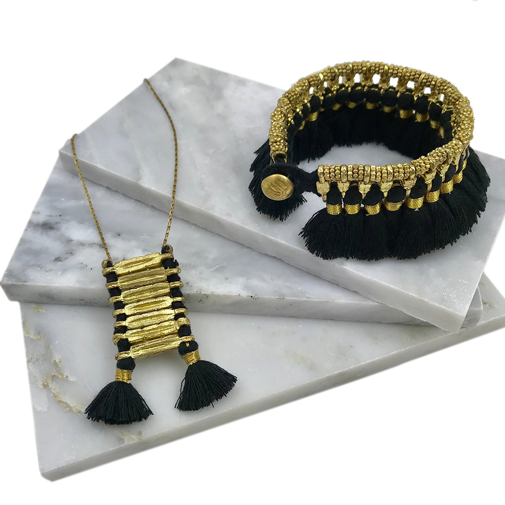 Kyra Tassel Bracelet from SLATE + SALT