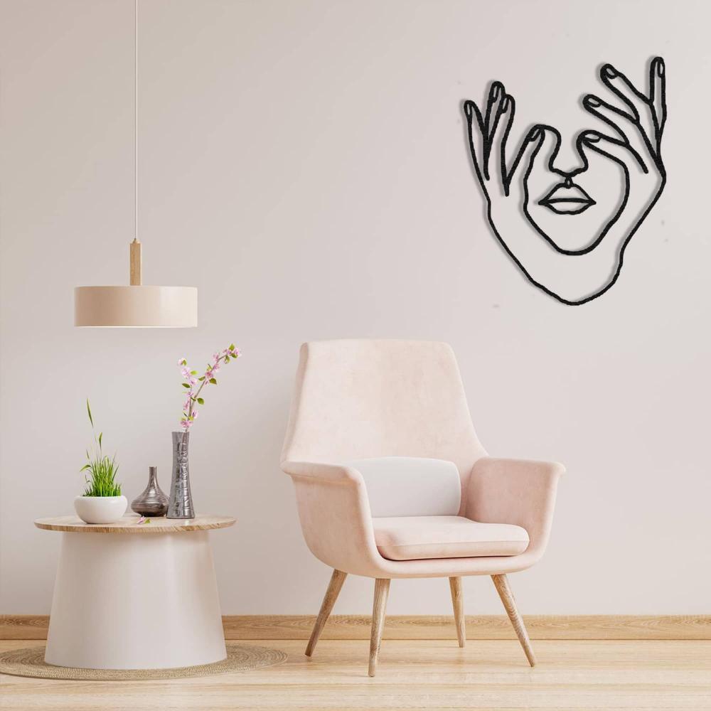 Hands and Face Woman Metal Wall Decor from VITAHOME DESIGN LLC