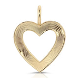 Hannah Open Heart Pendant from eklexic
