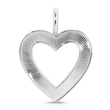 Hannah Open Heart Pendant from eklexic