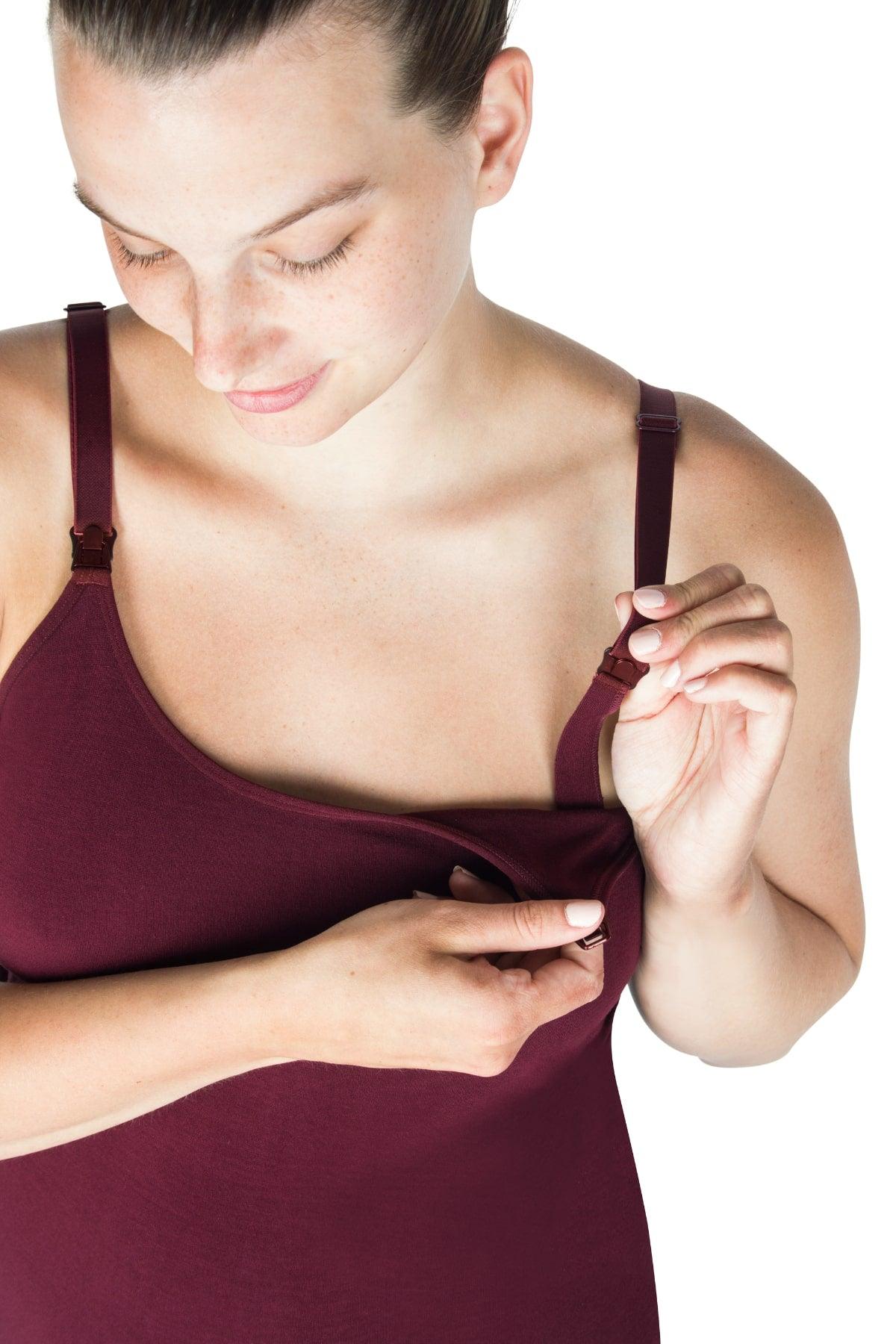 Hannah Yoga Nursing Tank From Moderneternity