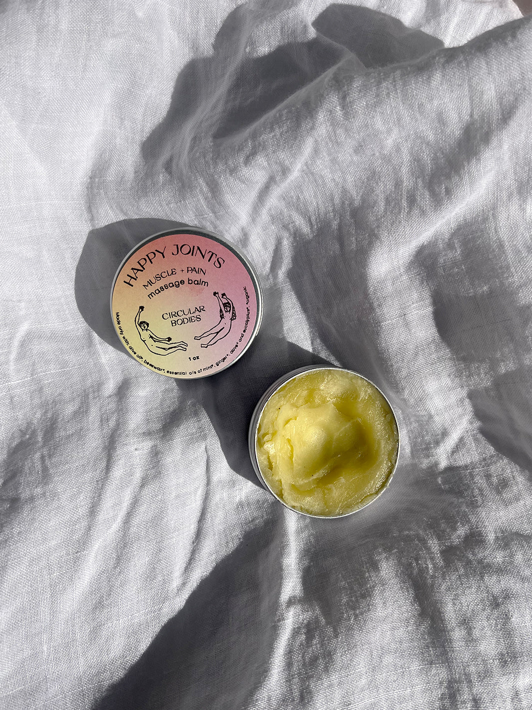 Happy Joints Muscle + Massage Balm from Circular Bodies