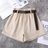 Harajuku Belted Shorts From Kawaii Stop