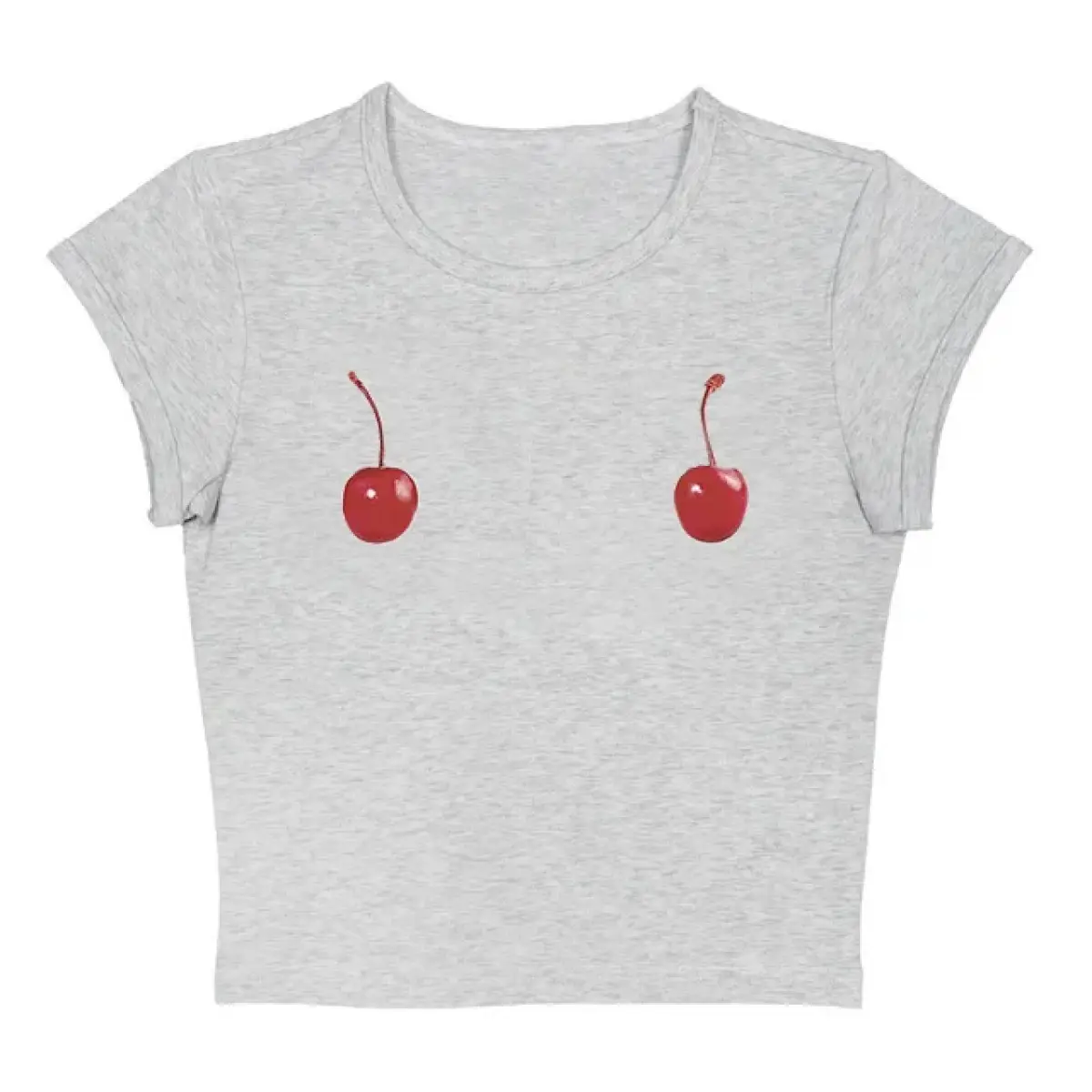 Harajuku Cherry Tee - Sleeveless Streetwear Crop From Kawaii Stop